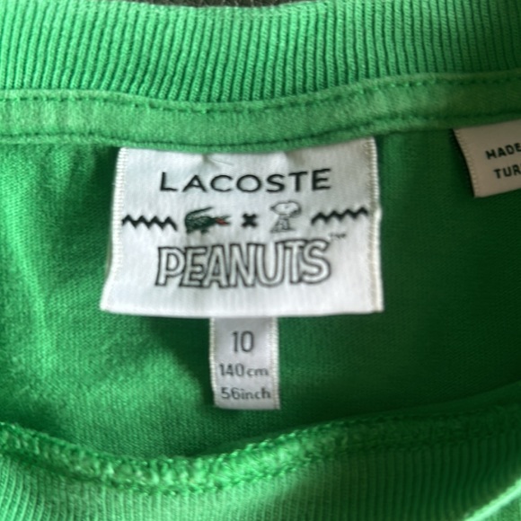 LACOSTExPeanuts limited edition Charlie Brown tshirt - Picture 4 of 6